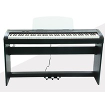 英昌黑色长方形88键电钢琴,便携式儿童数码练习琴,型号:KC7S