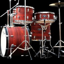 ipusen多彩圆形爵士鼓套装,枫木电镀儿童初学者练习鼓,型号:DS30