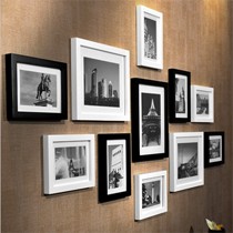 全悦现代简约经典相框墙,进口实木喷漆环保打磨相框墙,11QY821