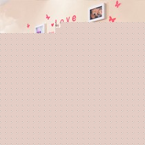 全悦挂式心形照片墙,实木创意相框墙,货号: 13qy9211