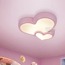 米度MD03169亚克力LED卧室吸顶灯,心形浪漫欧式新婚房小孩房灯饰