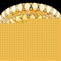 馨巢良品LX70587水晶客厅LED吸顶灯,欧式智能变光遥控照明吸顶灯