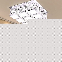 尚人居家饰LED客厅灯,型号: 8025-9的田园风布艺吸顶灯饰