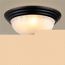 美式乡村epinl复古吸顶灯,节能铁艺圆形灯饰,餐厅XD01吸顶灯E27光源