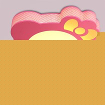 嘉饰邦A51铁艺亚克力时尚卡通吸顶灯,环保LED高透光率吸顶灯