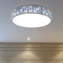 羽柏CL1601亚克力高透光率吸顶灯,圆形LED节能贝壳马赛克吸顶灯