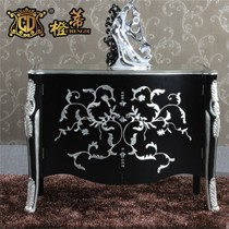 橙蒂新古典实木鞋柜,精致烤漆工艺鞋柜,型号DPGZ006