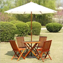 KKB-0189系列欧式实木休闲椅组合,卡卡邦折叠庭院原木色休闲椅