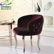 格日新古典休闲椅,不锈钢金属纯色餐椅,型号CY-388