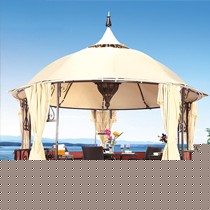 欧德户外白宫堡凉亭,欧式大型花园帐篷,弧形顶棚铁艺木屋凉亭