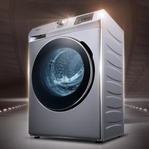 惠而浦银色全自动滚筒洗衣机,智能变频降噪洗衣机,型号:WF812921BL5W