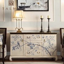 TALMD图迈新中式实木玄关柜,极具艺术典雅,高端定制型