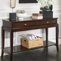 三浩品牌实木玄关柜现代简约,深咖啡色环保门厅柜,型号A-XGG01