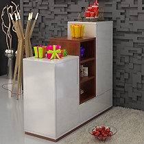 雅舍风情型号: 0118,现代简约门厅柜鞋柜,红橡木客厅酒柜玄关柜