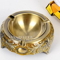 安纳贝尔9999多款式金属合金烟灰缸,拉丝抛光内胆立体雕花饰面烟灰缸