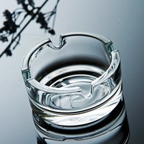 PASABAHCE无铅优质玻璃烟灰缸,土耳其工艺,54126圆形摆件