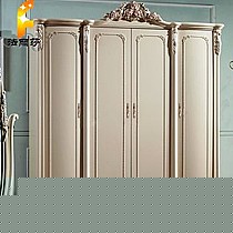 法丽莎品牌高端橡木衣柜,欧式风情整体衣橱,精美雕花工艺,品质认证,型号001