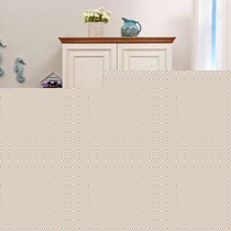 卡伊莲地中海实木衣柜,浪漫白色双平拉门榆木柜,型号: DYG01