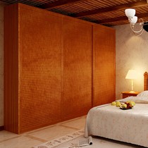 经典百叶C2框板式大衣柜,索菲亚简约推拉门衣橱,高级全屋定制3门衣柜