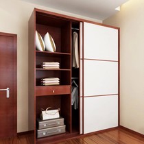 随心定制索菲亚推拉门衣橱,两门板式简约大衣柜,C3框平板均分三格衣柜