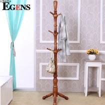 egens品牌水曲柳立式衣帽架,简约宜家风格雕刻室内衣架,型号H513