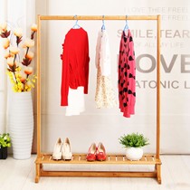 亿家达田园衣帽架,简约环保楠竹可拆装衣架,型号: B-C3
