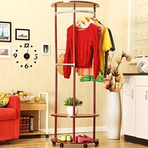 亿家达现代简约金属衣帽架,烤漆金属工艺置物架式挂衣架,货号YJD-CRB