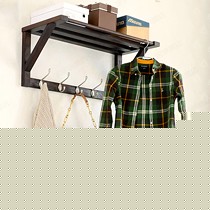 Fengze壁挂式衣帽架,型号FZ-CS911P,门厅橡木简约置物挂衣架