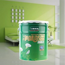 三棵树白色哑光净味防霉面漆,环保健康除菌无异味墙面油漆,货号SSI600