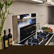 迪博尼自动清洗一体集成灶,下排式烟灶消套装,CXW-218-T1脉冲环保灶