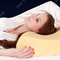 凡亚比DA55泰国进口乳胶护颈枕,蜂窝状透气释压安神枕头,抗菌防螨环保睡枕