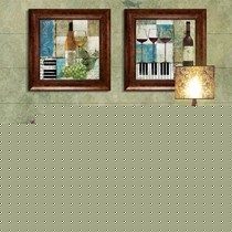 JANE GALLERY/简一画廊牌双联餐厅装饰画,S0122牌静物装饰画,纯手工油画肌理塑型