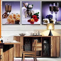 诗洛奇无框清新水果装饰画,温馨浪漫家居装饰画,型号:KH2148-KH2150