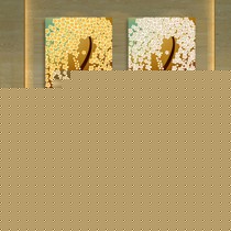 一若优质PVC布纹膜装饰画,家装玄关过道装饰画,型号:12786