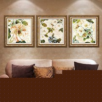 简一画廊欧式开到奢靡系列有框装饰画,花卉印刷油画壁饰,货号: JM0383