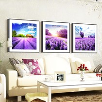 必画高清画质装饰画,紫色熏衣草有框挂画,TQ-020现代简约装饰画