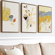 墙蛙有框简约装饰画,背景墙喷绘风景挂画,货号: 9087-9098