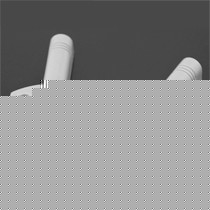 意大利款阻尼器,灰色液压杆缓冲器,Temax橱柜柜门防撞器M012-02