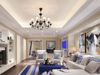 地中海客厅吊灯搭配