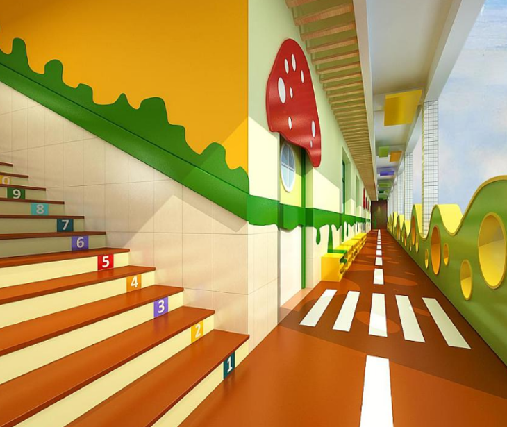 幼儿园楼梯在188金宝搏备用网址的时候是不是和普通楼梯不一样啊图片展示