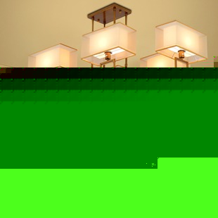 188金宝搏备用网址搭配之艾诺诗邦现代中式方形灯饰，五金烤漆铁艺灯具，型号: 6635+2