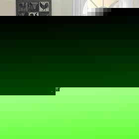 美观田园实木床