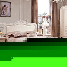 烤漆工艺纯色卧房床