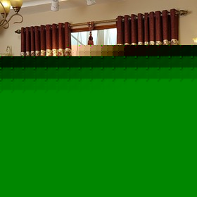 棉麻立体提花窗帘