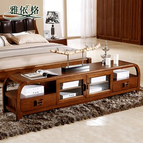 纯实木组装电视柜