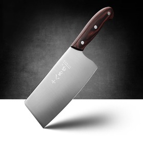 不锈钢切片菜刀梨花木手柄