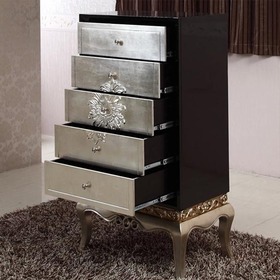 奢华手工雕花五斗柜