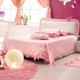 奢华可爱型简约儿童公主床