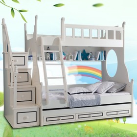 带护栏健康环保子母床