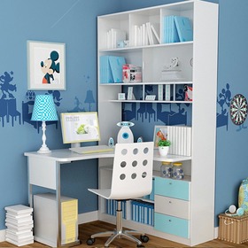 多功能儿童学习组合书桌柜